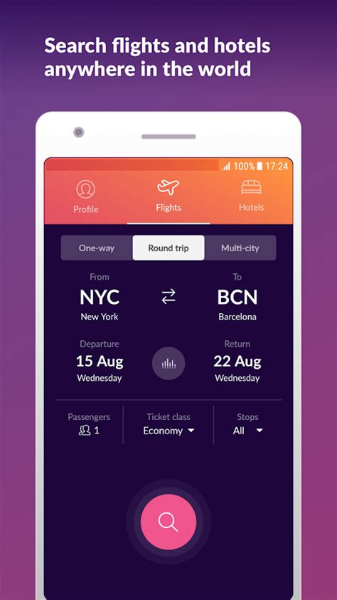 momondo flights search.